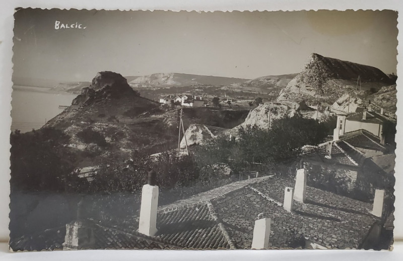 BALCIC , VEDERE INSPRE MARE , FOTOGRAFIE TIP CARTE POSTALA , INTERBELICA