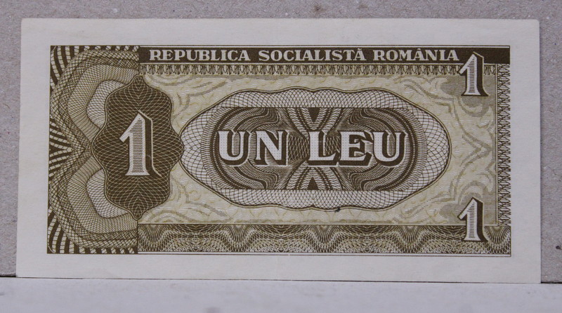 BANCNOTA 1 LEU , NECIRCULATA , REPUBLICA SOCIALISTA ROMANIA , 1966