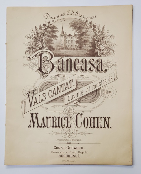 BANEASA, VALS CANTAT, CUVINTE SI MUZICA DE MAURICE COHEN