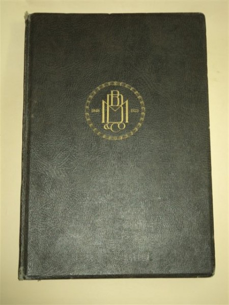 BANK MARMOROSCH BLANK & CO. ACTENGESELLSCHAFT 1848- 1923, BUCURESTI, 1924