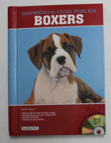 BARRON 'S DOG BIBLES - BOXERS by SHARON SAKSON , 2010, CD INCLUS *