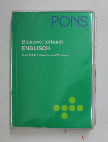 BASISWORTERBUCH - ENGLISH - DEUTSCH / DEUTSCH - ENGLISH , 2006, FORMAT DE BUZUNAR