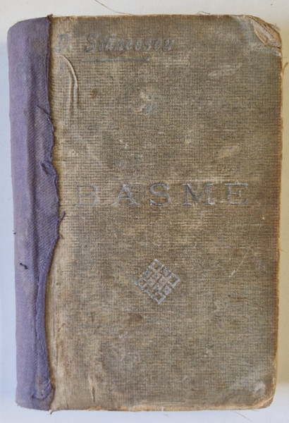 BASME de DUMITRU STANCESCU , CULESE DIN GURA POPORULUI , 1892