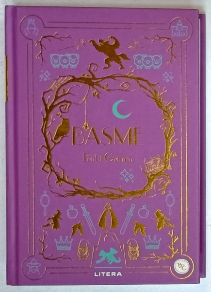 BASME de FRATII GRIMM , ilustratiii de ARTHUR RACKHAM , 2024 , COPERTA CARTONATA