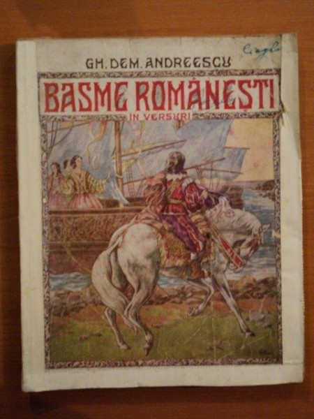 BASME ROMANESTI IN VERSURI de GH. DEM. ANDREESCU  1942