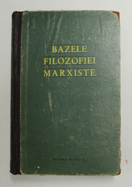 BAZELE FILOZOFIEI MARXISTE, 1960