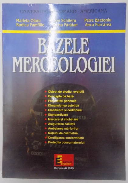 BAZELE MERCEOLOGIEI de MARIETA OLARU..ANCA PURCAREA , 1999