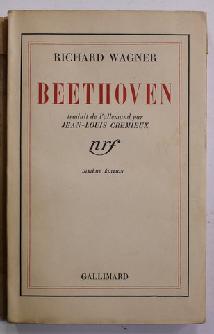 BEETHOVEN by RICHARD WAGNER , 1937