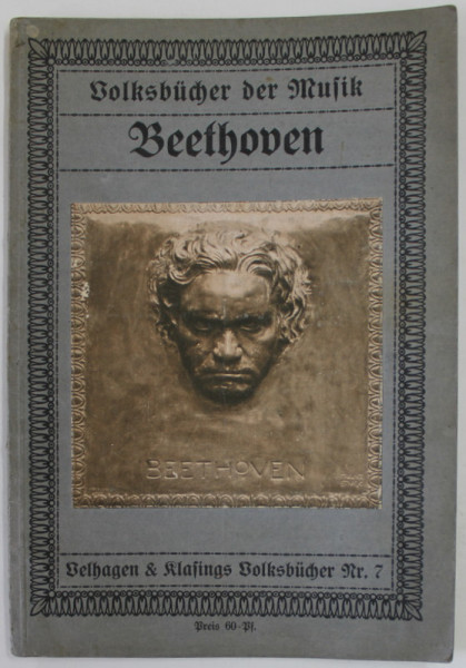 BEETHOVEN von GUSTAV THORMALIUS , ANII '20 , PREZINTA PETE SI HALOURI DE APA