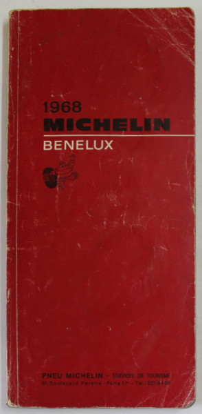 BENELUX , GUIDE MICHELIN , 1968
