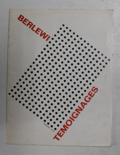 BERLEWI - TEMOIGNAGES , 1965