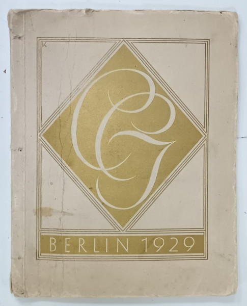 BERLIN 1929 , ALBUM DE FOTOGRAFIE CU TEXT IN LIMBILE GERMANA , FRANCEZA , ENGLEZA