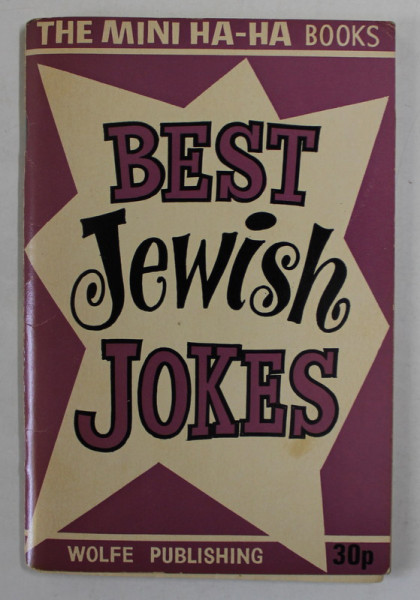 BEST JEWISH  JOKES by S. LEVIN , 1972