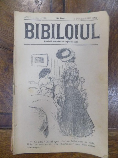 Bibiloiul, Revista Umoristica Anul I, Nr. 29, 3 Decembrie 1905