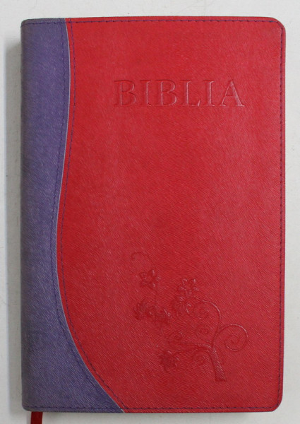 BIBLIA - NOUA TRADUCERE IN LIMBA ROMANA , 2014 , EDITIE DE LUX PE HARTIE DE BIBLIE , LEGATURA DE ARTA