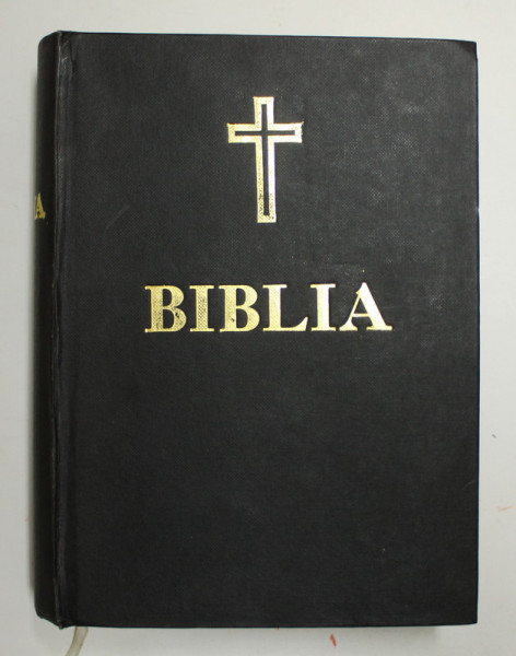 BIBLIA SAU SFANTA SCRIPTURA , EDITIE JUBILIARA A SFANTULUI SINOD , 2001 * FORMAT 21x16 CM