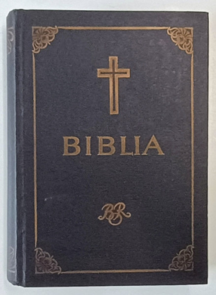 BIBLIA SAU SFANTA SCRIPTURA TIPARITA ACUM A DOUA OARA SUB INDRUMAREA SI PURTAREA DE GRIJA A PREA FERICITULUI PARINTE JUSTINIAN , 1975 *MINIMA UZURA