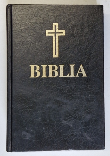BIBLIA TIPARITA SUB INDRUMAREA SI CU PURTAREA DE GRIJA A PREA FERICITULUI PARINTE TEOCTIST , REPRODUCE TEXTUL EDITIEI DIN 1982 , 1992 *PREZINTA HALOURI DE APA