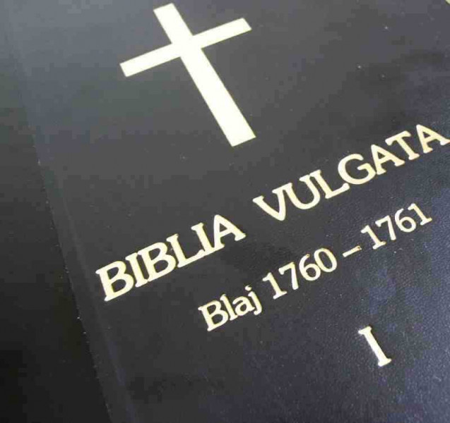 BIBLIA VULGATA , BLAJ 1760 - 1761 , VOLUMELE I - V , 2005