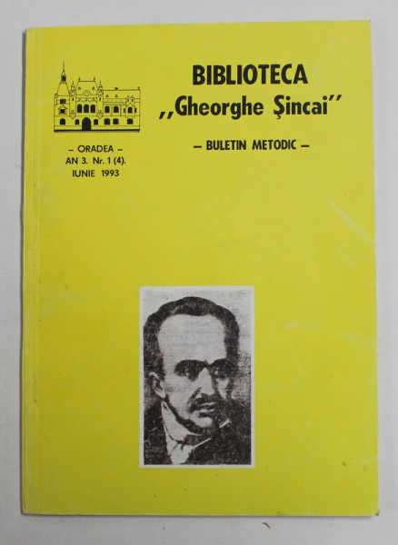 BIBLIOTECA '' GHEORGHE SINCAI '' - BULETIN METODIC - ORADEA , AN 3 , NR. 1 ,  IUNIE  1993