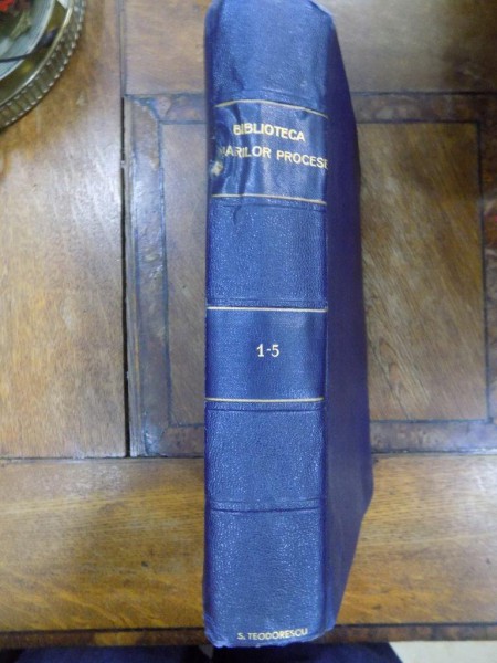 BIBLIOTECA MARILOR PROCESE, coligat ANUL I, Nr. 1-5, 1923 - 1924