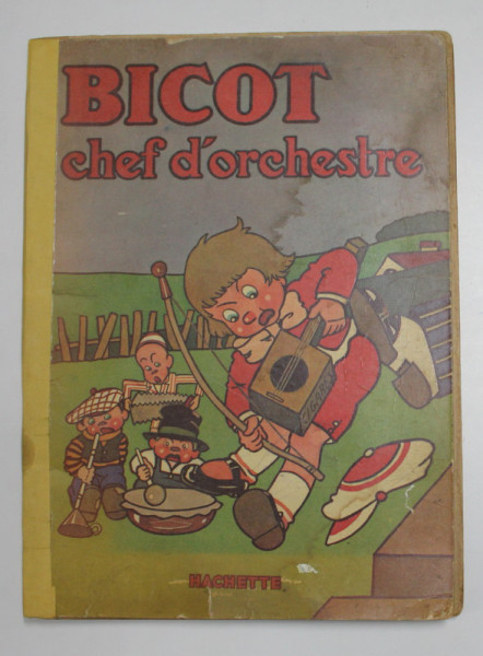BICOT CHEF D 'ORCHESTRE par BRANNER , 1937 , PREZINTA PETE SI HALOURI DE APA , COTORUL INTARIT CU BANDA ADEZIVA *, BENZI DESENATE *