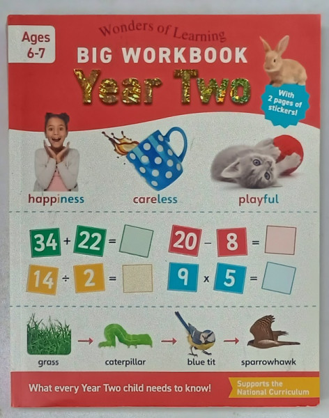 BIG WORKBOOK YEAR TWO ,  AGES 6-7 , 2022