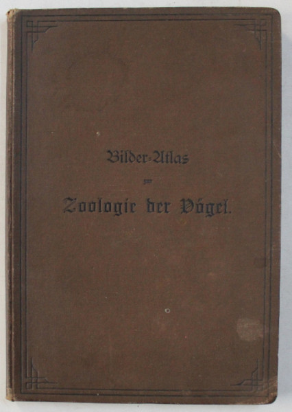 BILDER ATLAS ZUR ZOOLOGIE DER VOGEL von WILLIAM MARSHALL , 1898