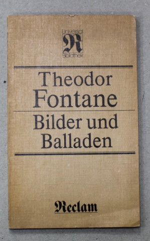 BILDER UND BALLADEN von THEODOR FONTANE , 1984