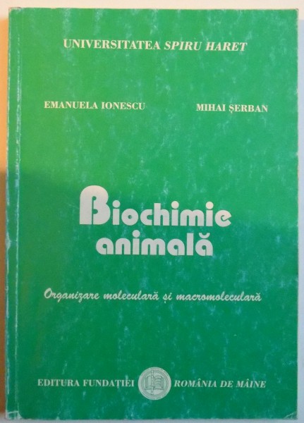 BIOCHIMIE ANIMALA , 2001