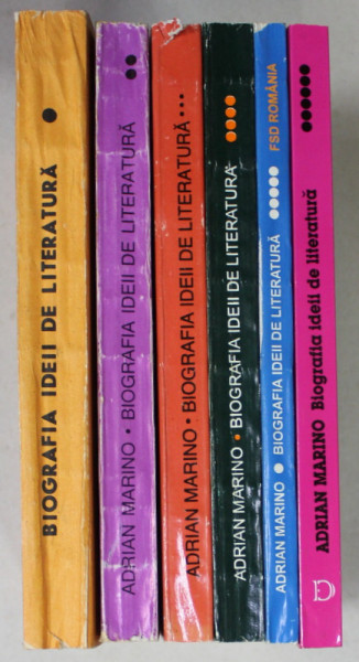 BIOGRAFIA IDEII DE LITERATURA de ADRIAN MARINO , VOLUMELE 1- 6 , 1991 -2000