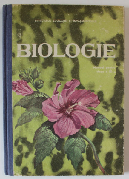 BIOLOGIE , BIOLOGIE VEGETALA , MANUAL PENTRU CLASA A IX-A de MARIN ANDREI ...MARIA SOIGAN , 1986
