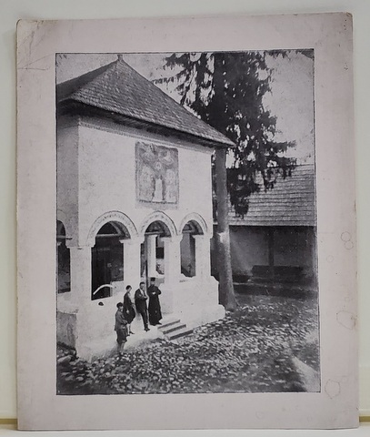 BISERICA MANASTIRII POLOVRAGI , FATADA PRINCIPALA , CARTE POSTALA , INTERBELICA