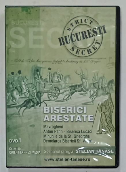 BISERICI ARESTATE , scenariul si regia STELIAN TANASE , DVD 1 , 2012