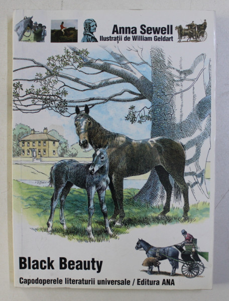 BLACK BEAUTY de ANNA SEWELL , ILUSTRATII de WILLIAM GELDART , 2007