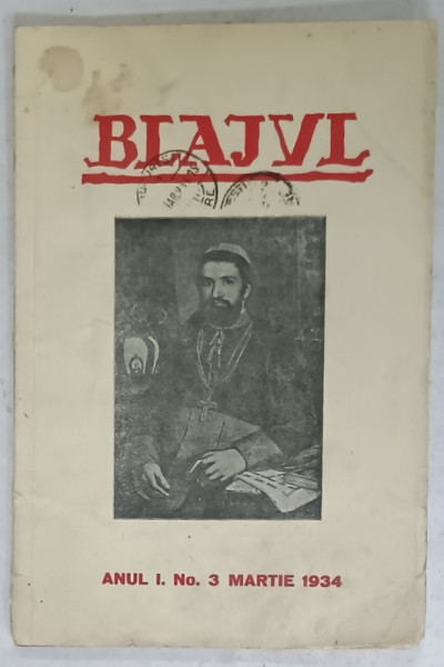 BLAJUL , REVISTA LUNARA DE CULTURA , NO.3 , MARTIE , 1934