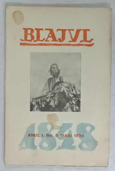 BLAJUL , REVISTA LUNARA DE CULTURA , NO.5 , MAI , 1934
