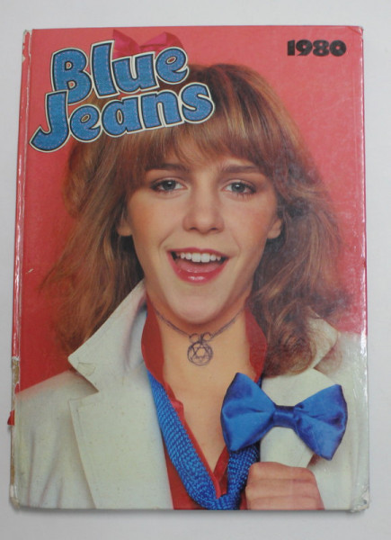 BLUE JEANS , ANNUAL 1980 , COTOR CU DEFECT ,  REVISTA PENTRU ADOLESCENTI