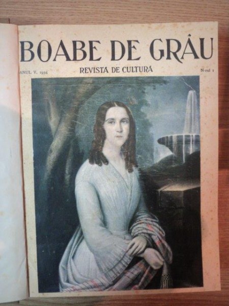 Boabe de grau Revista de cultura,pe anul 1934