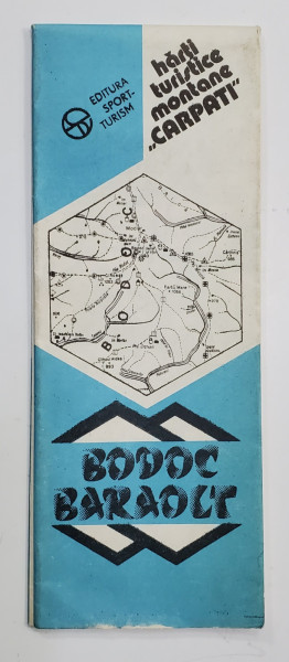 BODOC - BARAOLT , HARTI TURISTICE MONTANE de KISGYORGY ZOLTAN , ANII ' 70- ' 80