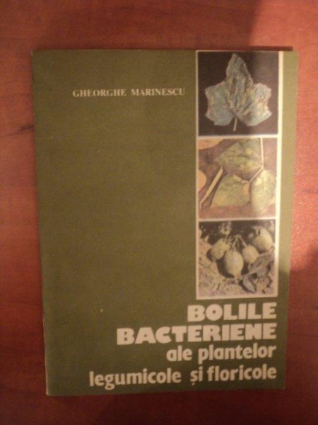 BOLILE BACTERIENE ALE PLANTELOR LEGUMICOLE SI FLORICOLE de GHEORGHE MARINESCU , Bucuresti 1992