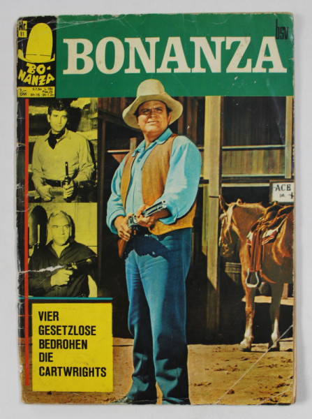 BONANZA - VIER GESETZLOSE BEDROHEN DIE CARTWRIGHTS , NR. 11 , 1970, BENZI DESENATE