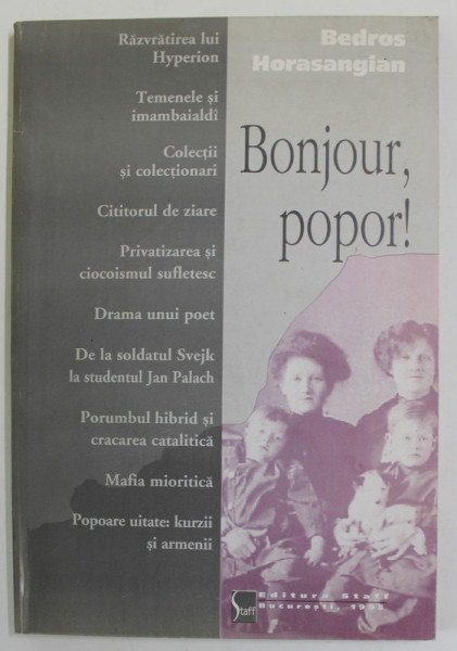 BONJOUR , POPOR ! de BEDROS HORASANGIAN , 1995, DEDICATIE *