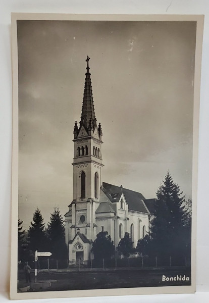 BONTIDA , BISERICA DIN LOCALITATE , CARTE POSTALA , INTERBELICA
