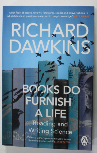 BOOKS DO FURNISH A LIFE by RICHARD DAWKINS , READINGS AND WRITING SCIENCE , 2022 , PREZINTA  URME DE INDOIRE CARE NU AFECTEAZA TEXTUL *