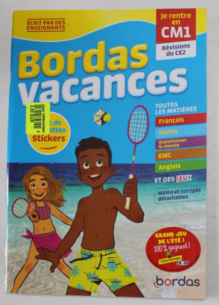 BORDAS VACANCE , TOTES LES MATIERES , 2021