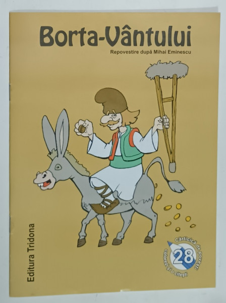 BORTA - VANTULUI  , repovestire dupa MIHAI EMINESCU , ilustratii  COSTIN CALIMOCEANU , ANII  '2000