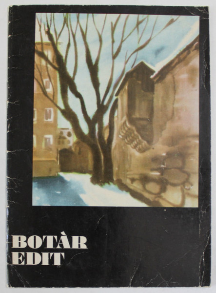 BOTAR EDIT , CATALOG DE EXPOZITIE , ANII '80 , DEDICATIE *