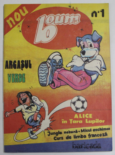 BOUM , REVISTA PENTRU COPII , NR. 1 , INCEPUTUL ANILOR ' 90