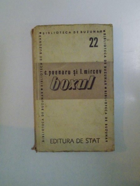 BOXUL de C. POENARU, L. MIRCEV  1946